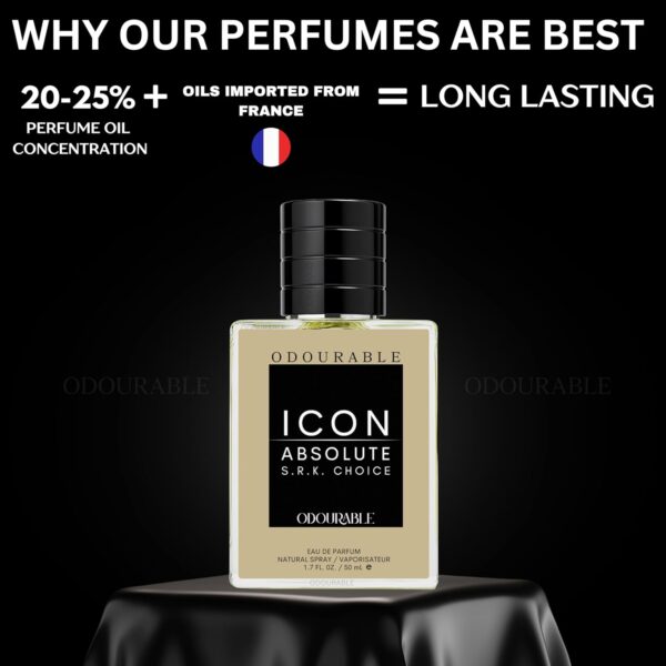 Odourable Icon Absolute Perfume 50ml Eau De Parfum - Image 5