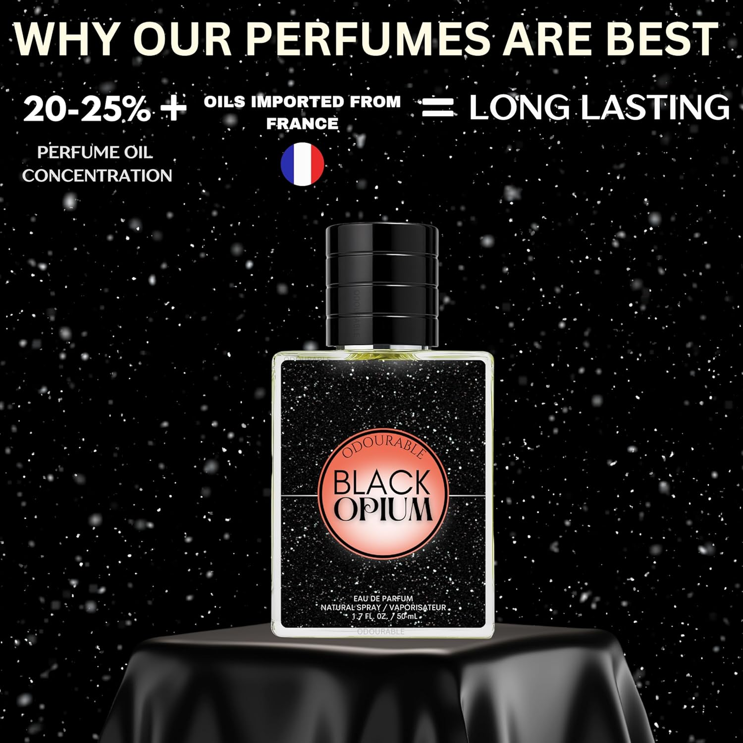 Black Opium Inspired Perfume By Odourable - Image 2